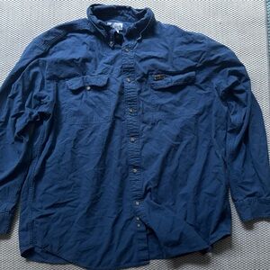 Carhartt Navy Button-Up Shirt